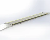 Render 3D da SMARTFORCE em perspectiva: plataforma, rampas e apoios