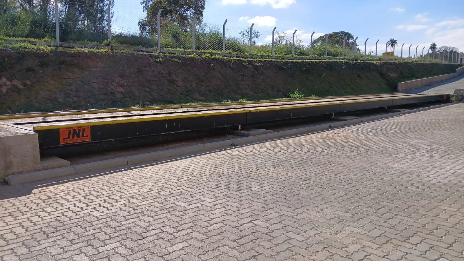 Balança pronta · Obra JNL · BRMC