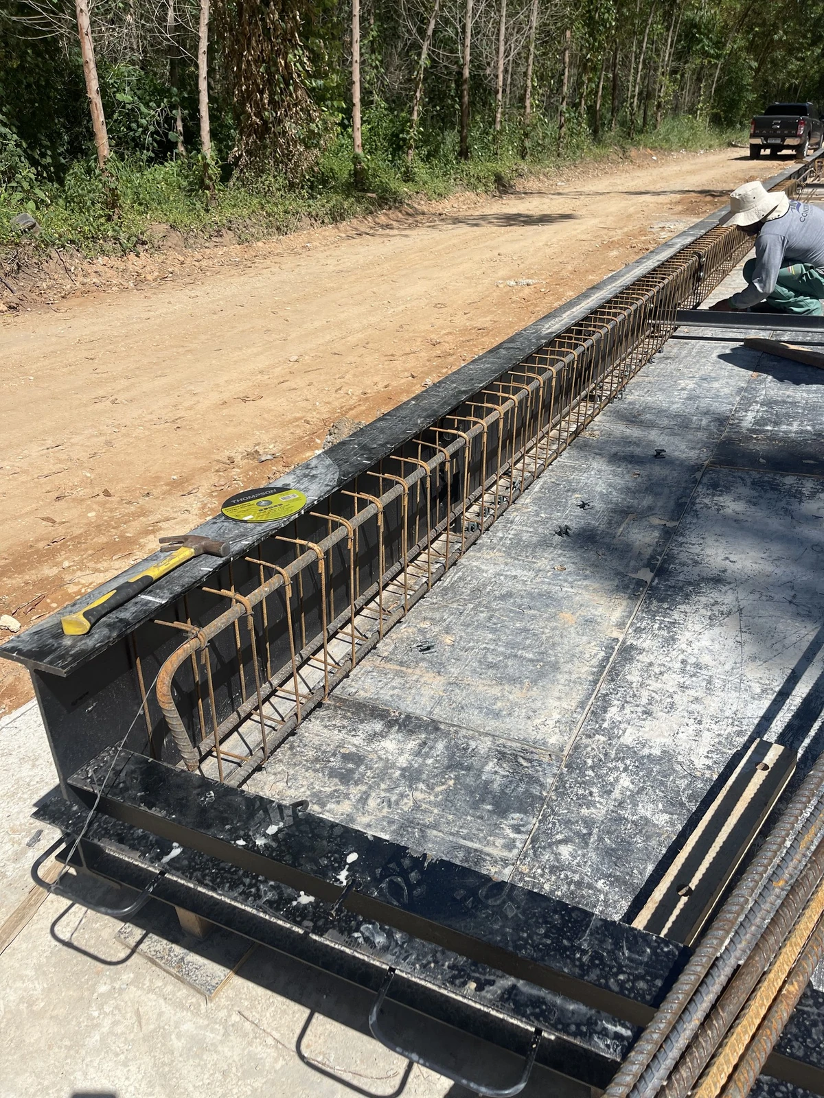 Plataforma da balança rodoviária BRP: onde o veículo fica para pesar