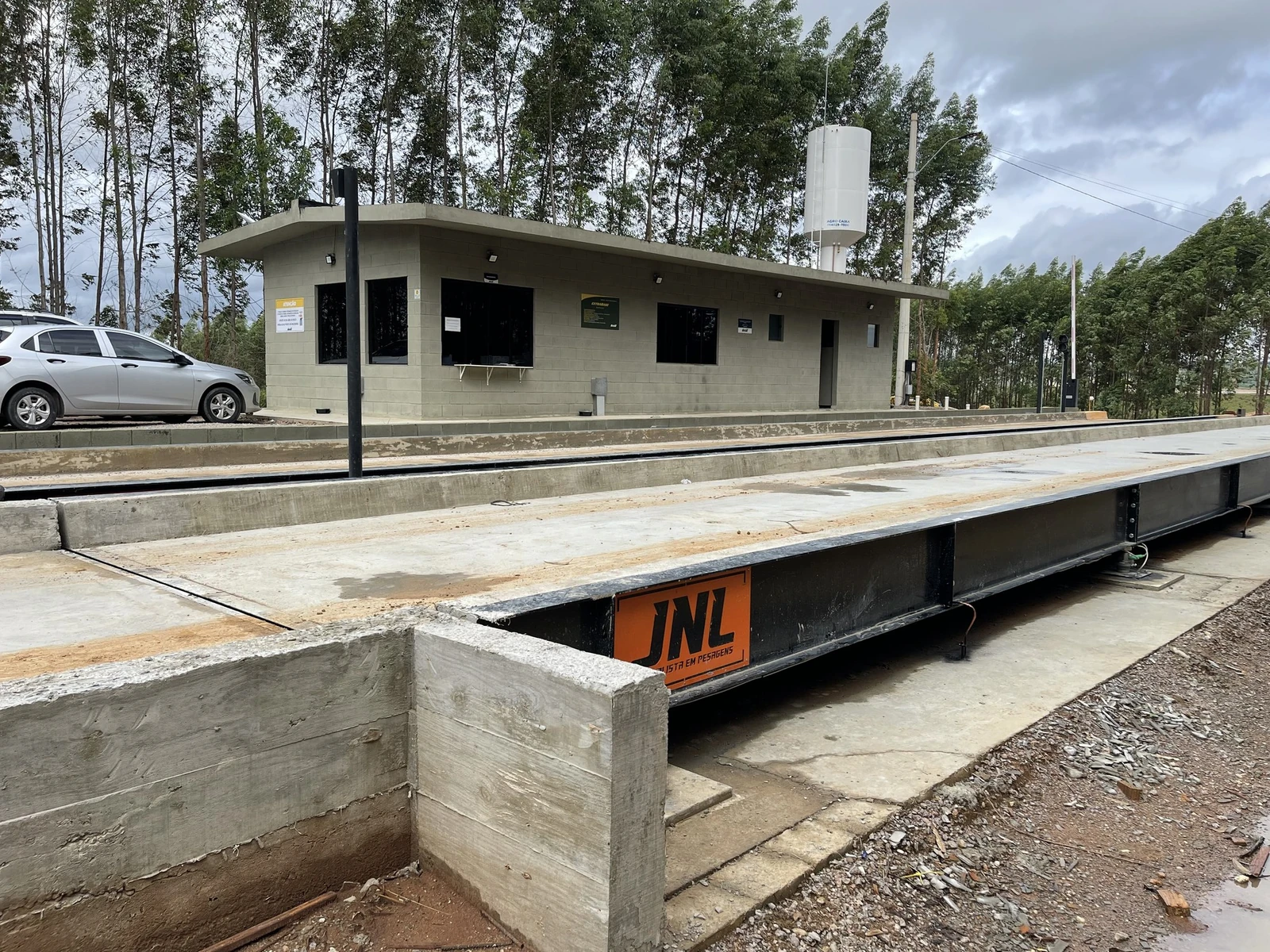 Balança pronta · Obra JNL · BRP
