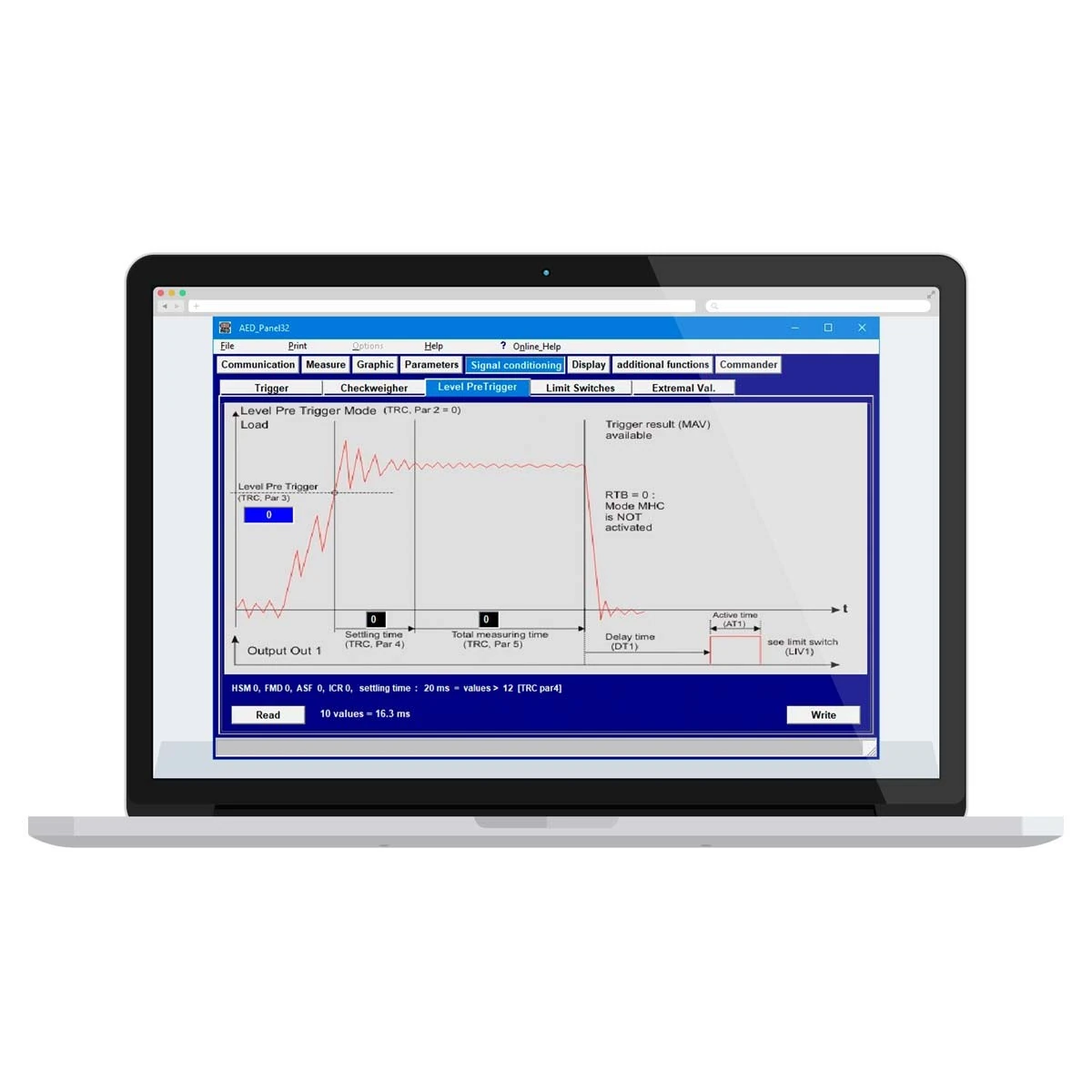 Software de pesagem AED Panel 3.6.2