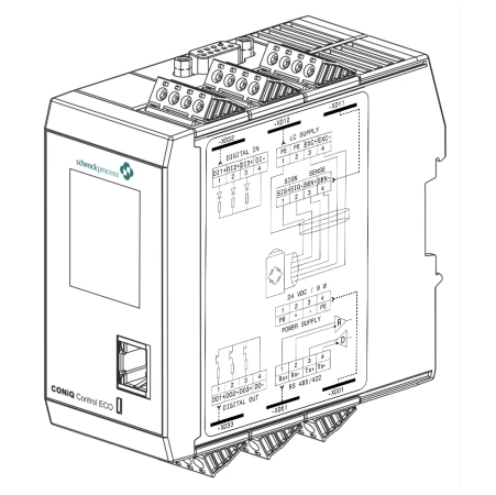 Integrador de pesagem CONiQ Control ECO - PROFIBUS