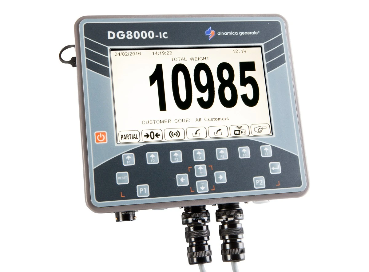Indicador de pesagem DG8000-IC