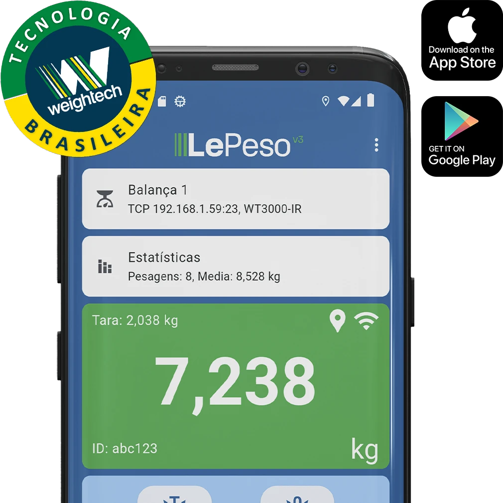 Software de pesagem LePeso