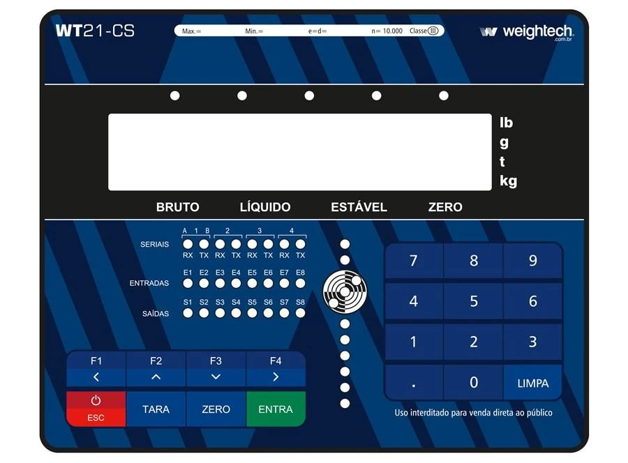 Peça de reposição Painel completo com teclado
