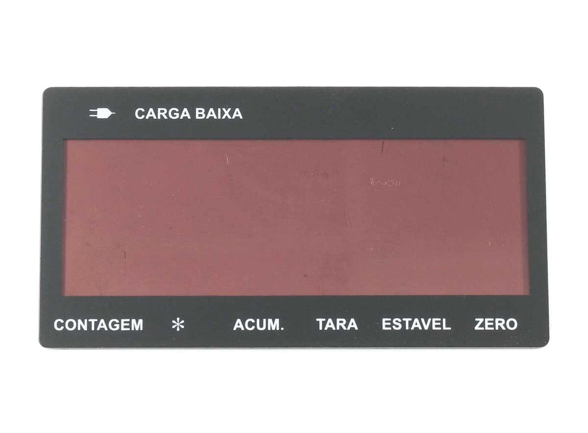 Peça e acessório de pesagem Painel frontal acrílico Weightech