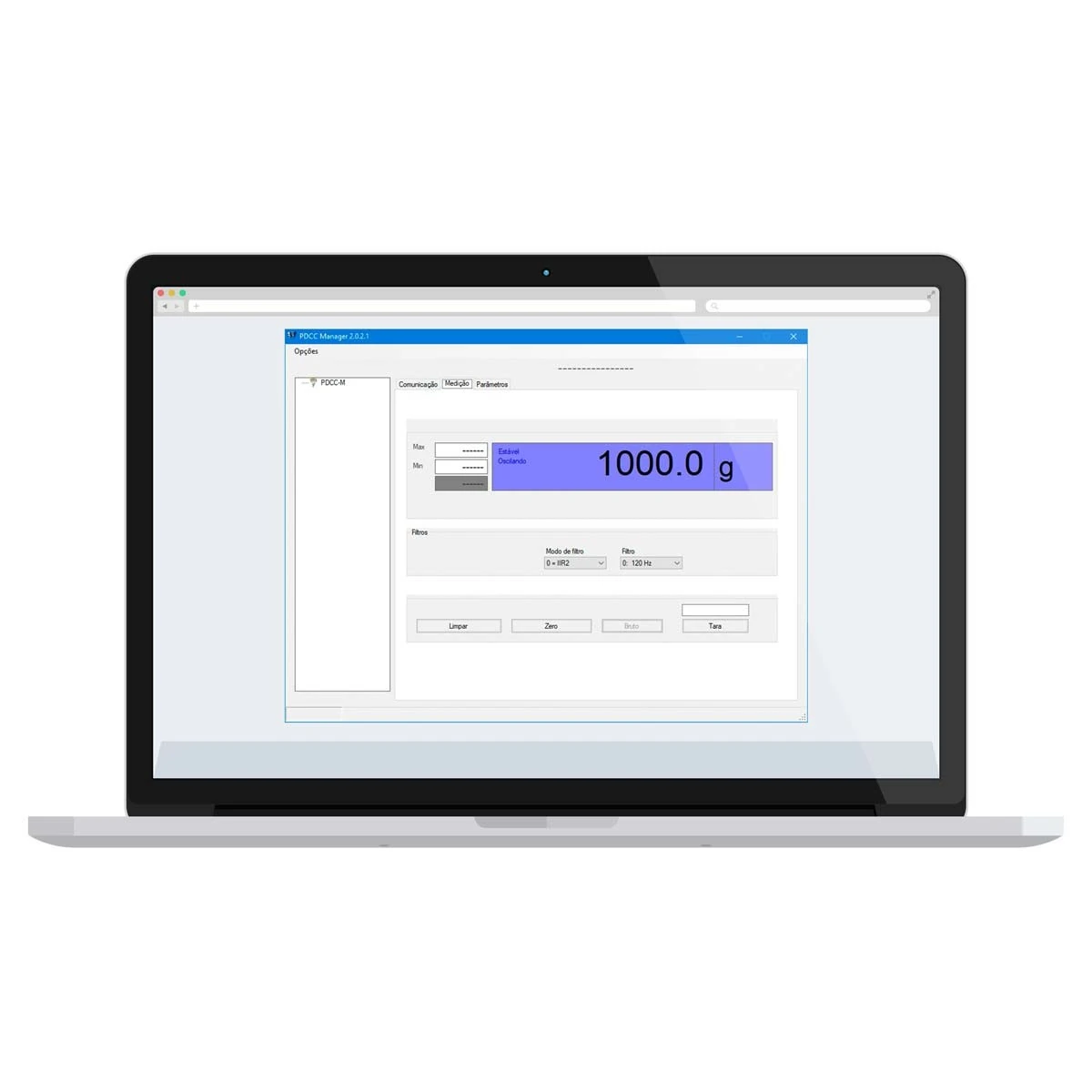 Software de pesagem PDCC Manager