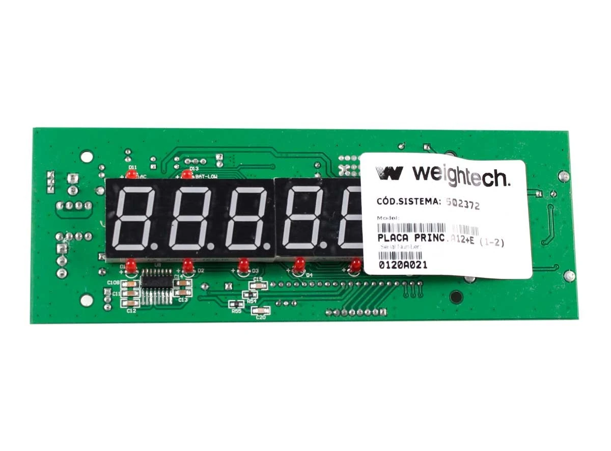 Peça e acessório de pesagem Placa Principal (VERSÃO A12+E_13(1-2))