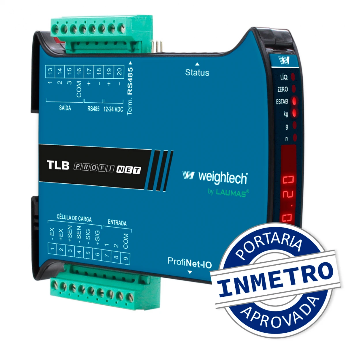 Transmissor de pesagem TLB PROFINET/IO
