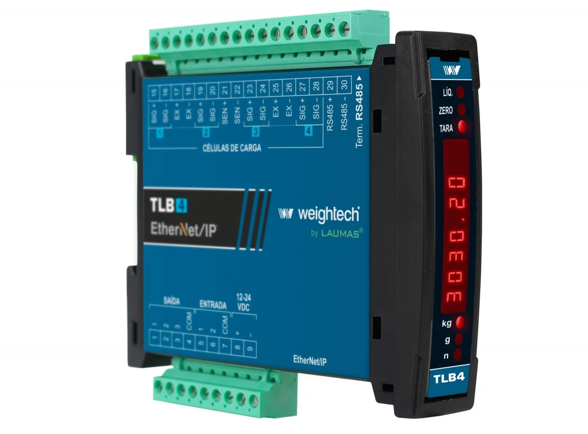 Transmissor de pesagem TLB4 EtherNet IP