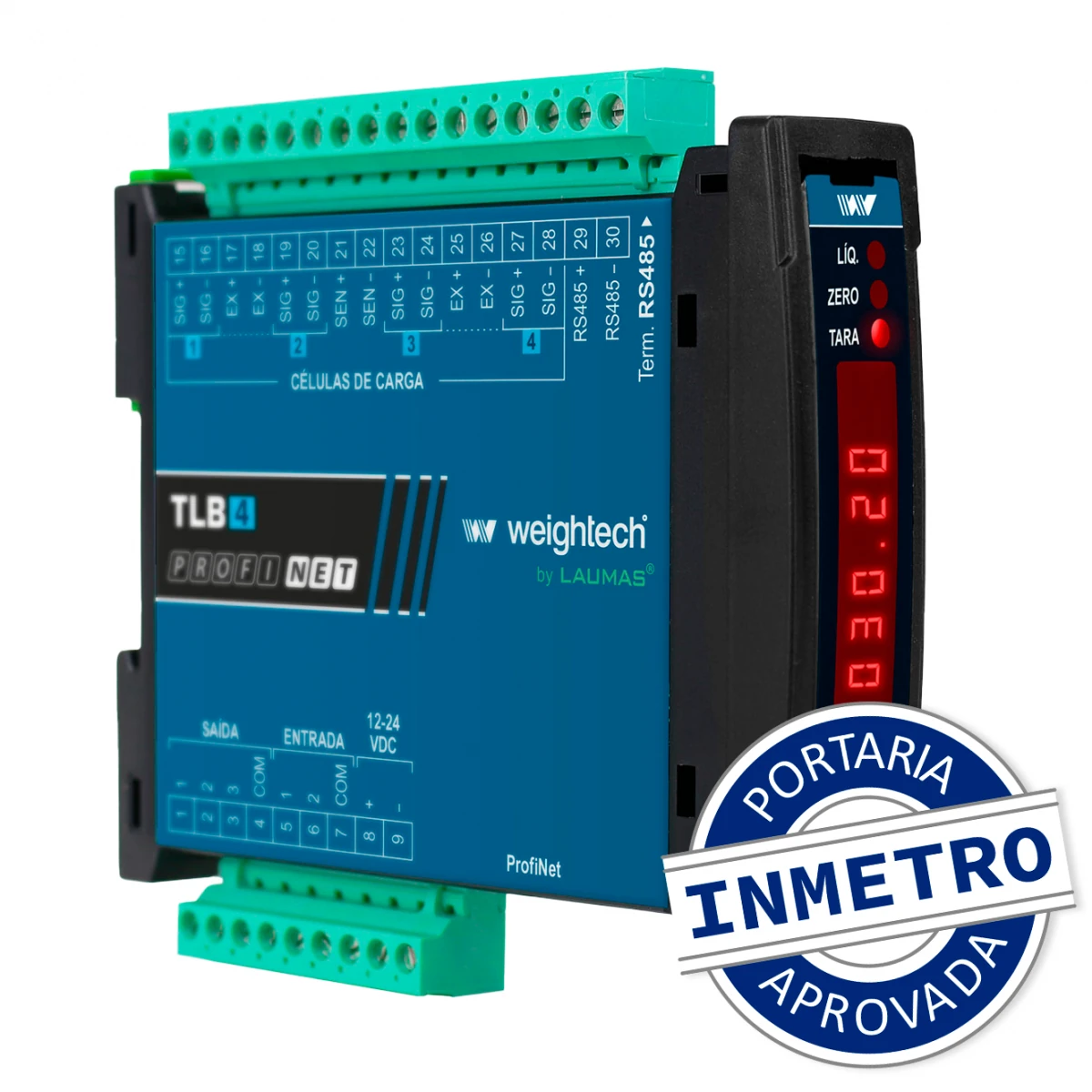 Transmissor de pesagem TLB4 PROFINET/IO