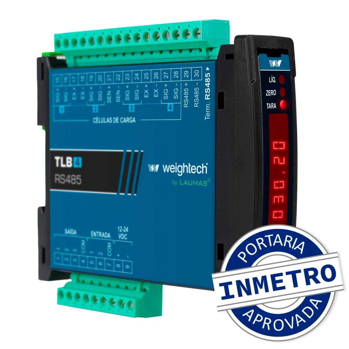Transmissor de pesagem TLB4 RS485