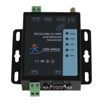 Conversor de comunicação USR-W610 - Conversor RS232/RS485 para WiFi