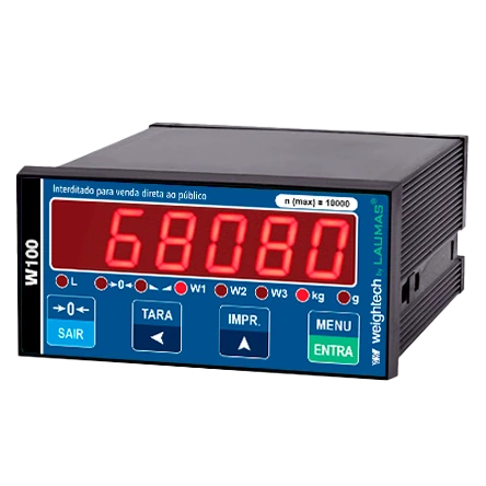 Indicador de pesagem W100