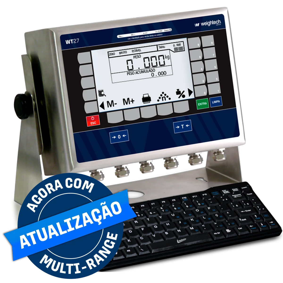 Indicador de pesagem WT27-PC-Contador