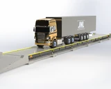 Render 3D da SMARTFORCE com caminhão, vista lateral